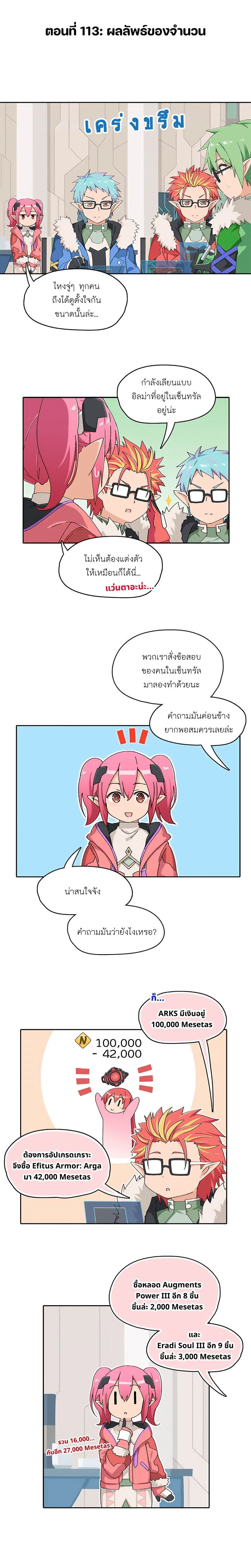 PSO2 Comic Central! ตอนที่ 113 หน้า 1