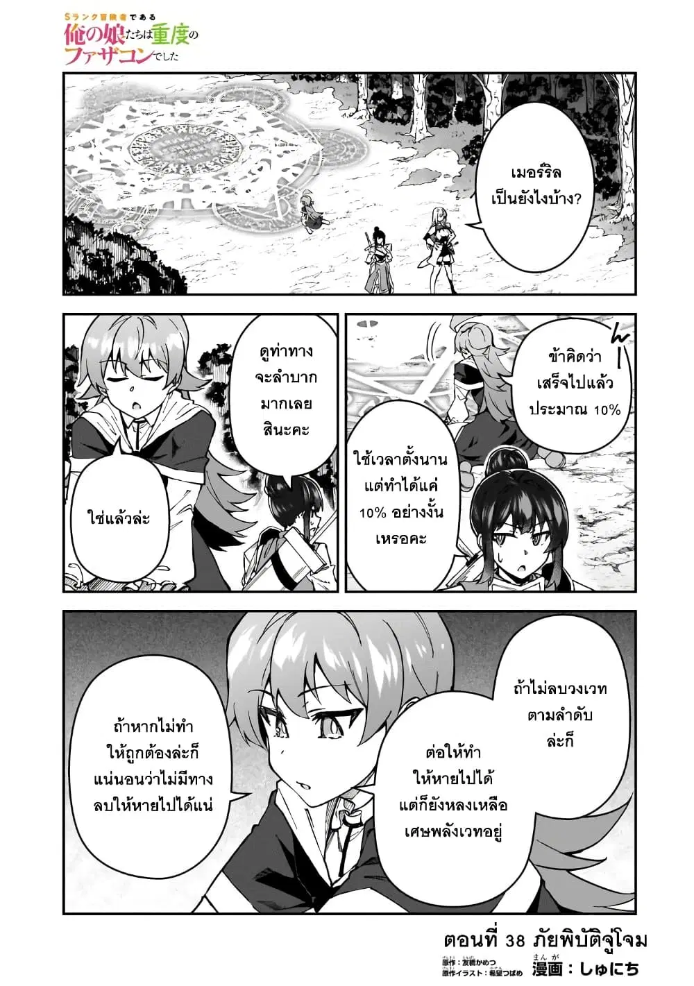 S Rank Boukensha de aru Ore no Musume-tachi wa Juudo no Father Con deshita ตอนที่ 38 หน้า 1