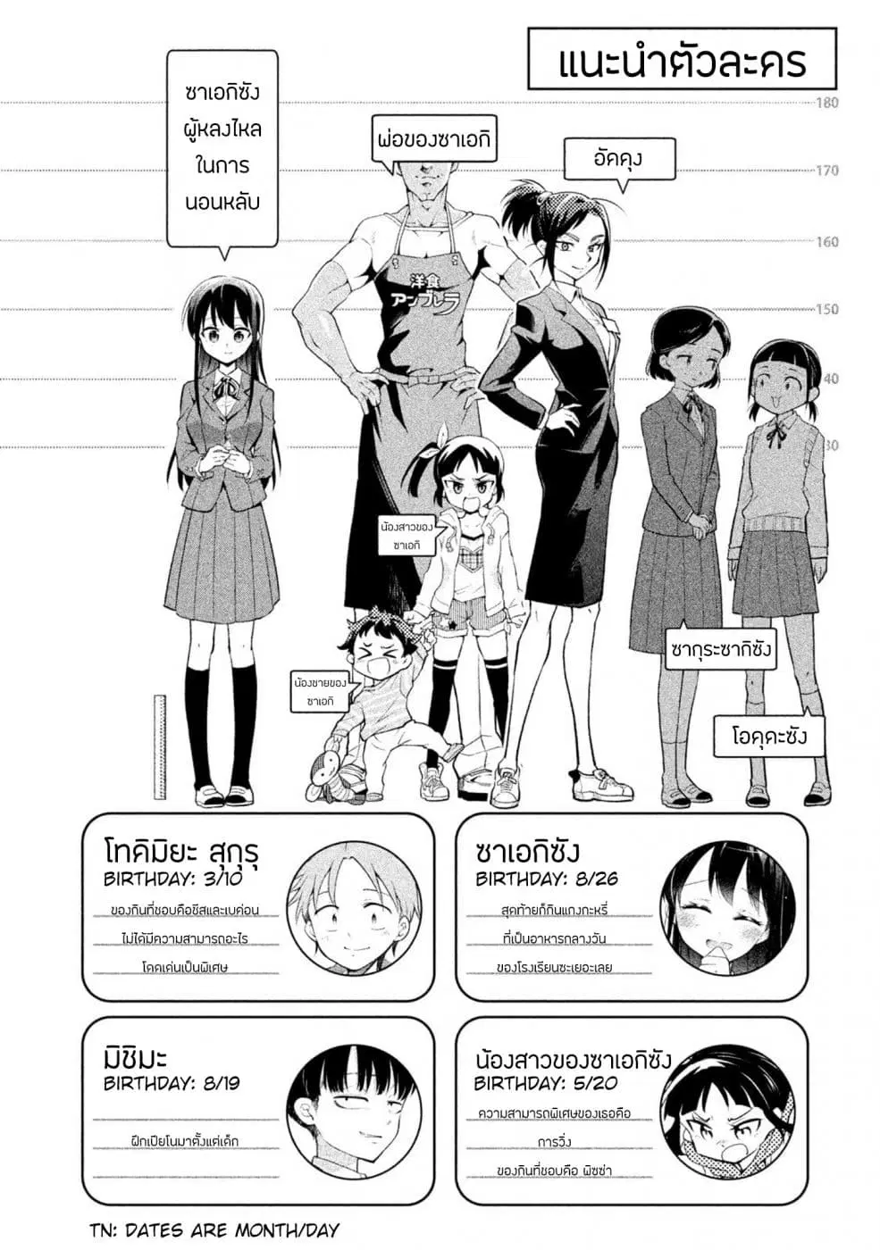 Saeki-san wa Nemutteru ตอนที่ 18 หน้า 3