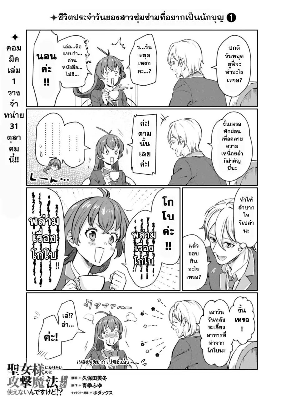 Seijo Sama Ni Naritainoni Kogeki Maho Shika Tsukaenai Ndesukedo! ตอนที่ 6.2 หน้า 2