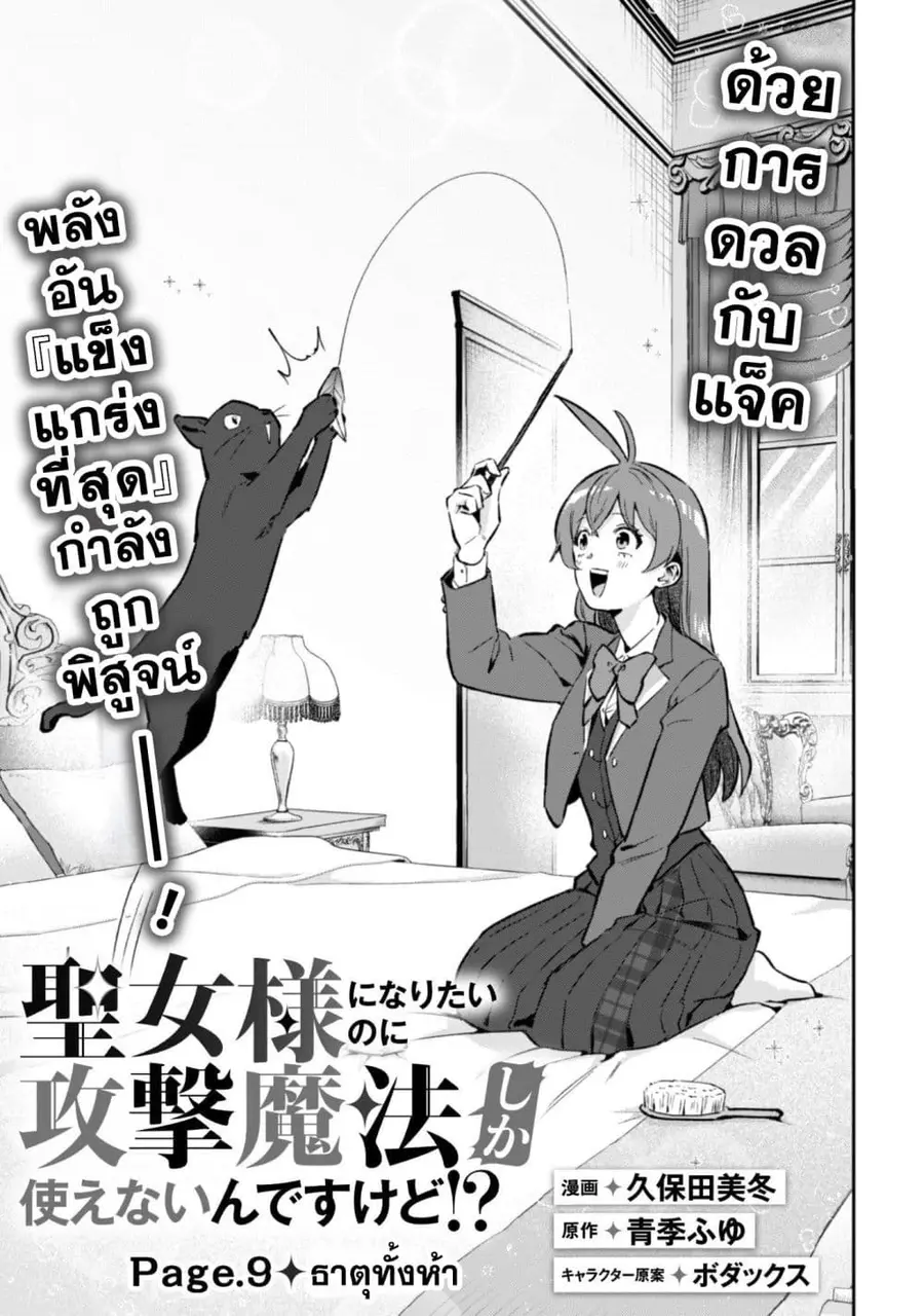 Seijo Sama Ni Naritainoni Kogeki Maho Shika Tsukaenai Ndesukedo! ตอนที่ 9 หน้า 2