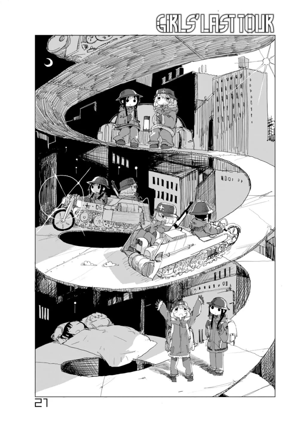 Shoujo Shuumatsu Ryokou ตอนที่ 21 หน้า 1