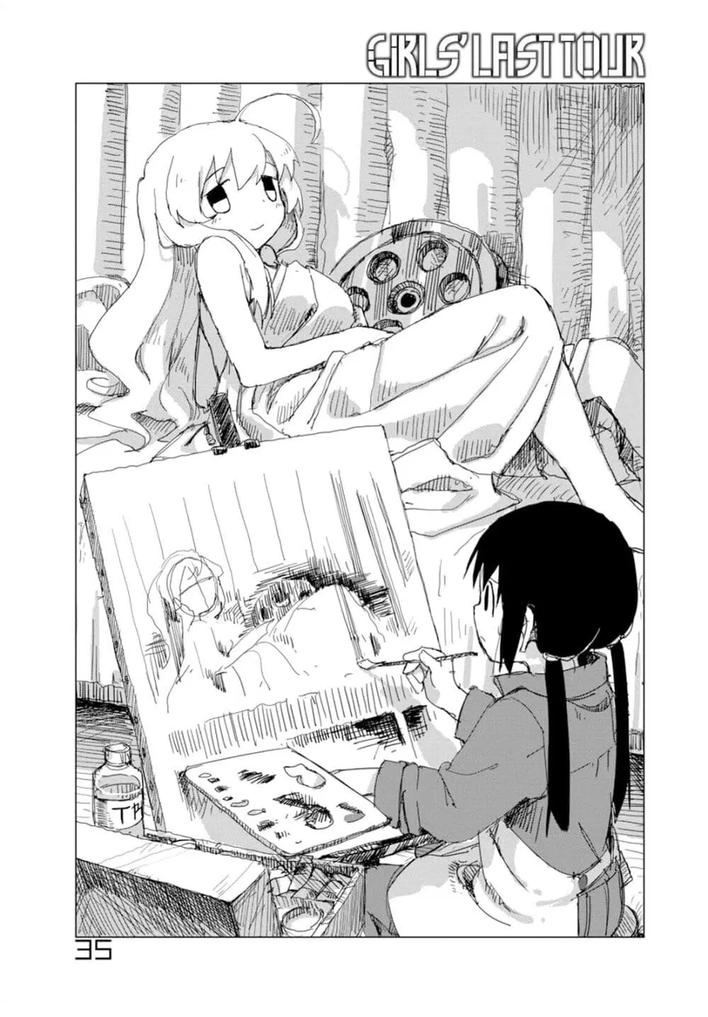 Shoujo Shuumatsu Ryokou ตอนที่ 35 หน้า 1