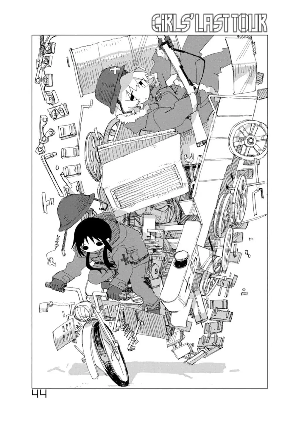 Shoujo Shuumatsu Ryokou ตอนที่ 44 หน้า 1