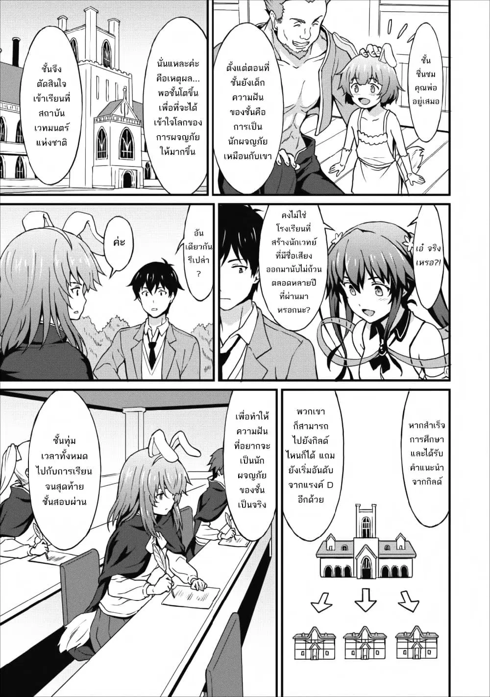 Taberu Dake de Level-Up! Damegami to Issho ni Isekai Musou ?? ตอนที่ 6 หน้า 3