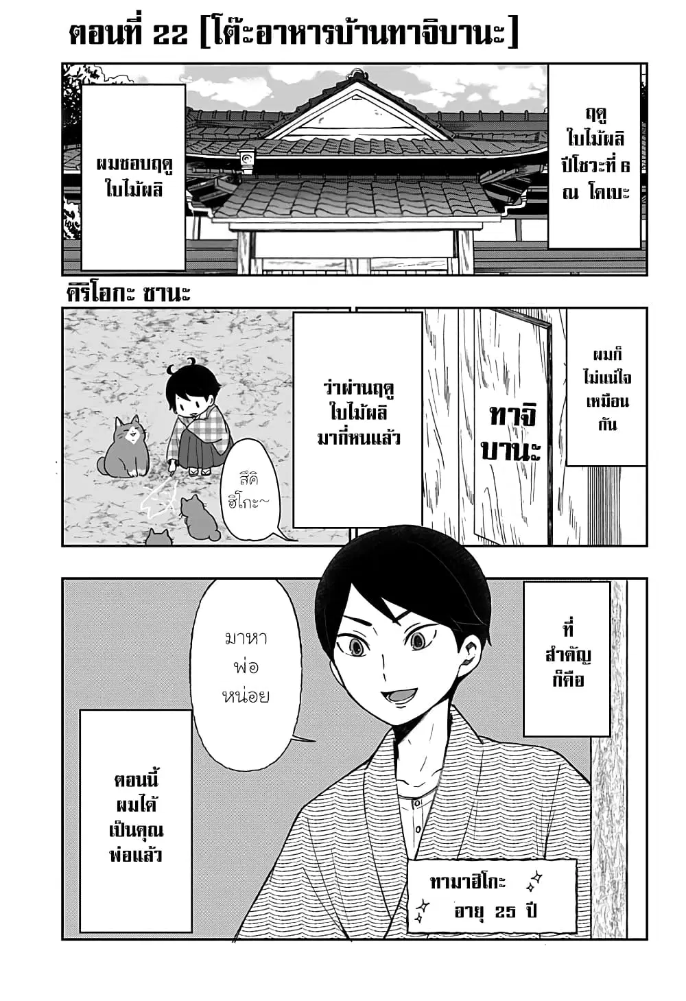 Taishou Wotome Otogibanashi -Pessimist no Shokutaku- ตอนที่ 22 หน้า 1