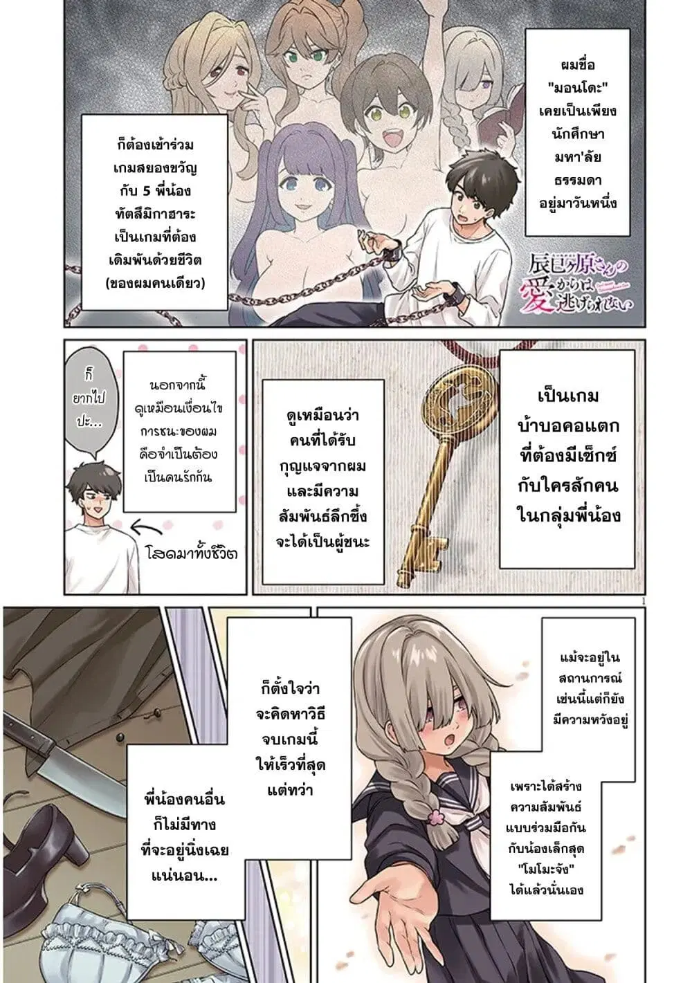 Tatsumigahara-san no Ai Kara wa Nigerarenai ตอนที่ 11.1 หน้า 1