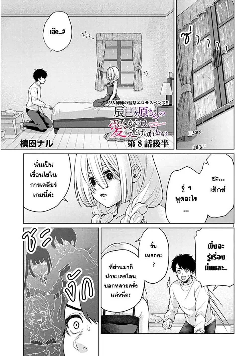 Tatsumigahara-san no Ai Kara wa Nigerarenai ตอนที่ 8.2 หน้า 1