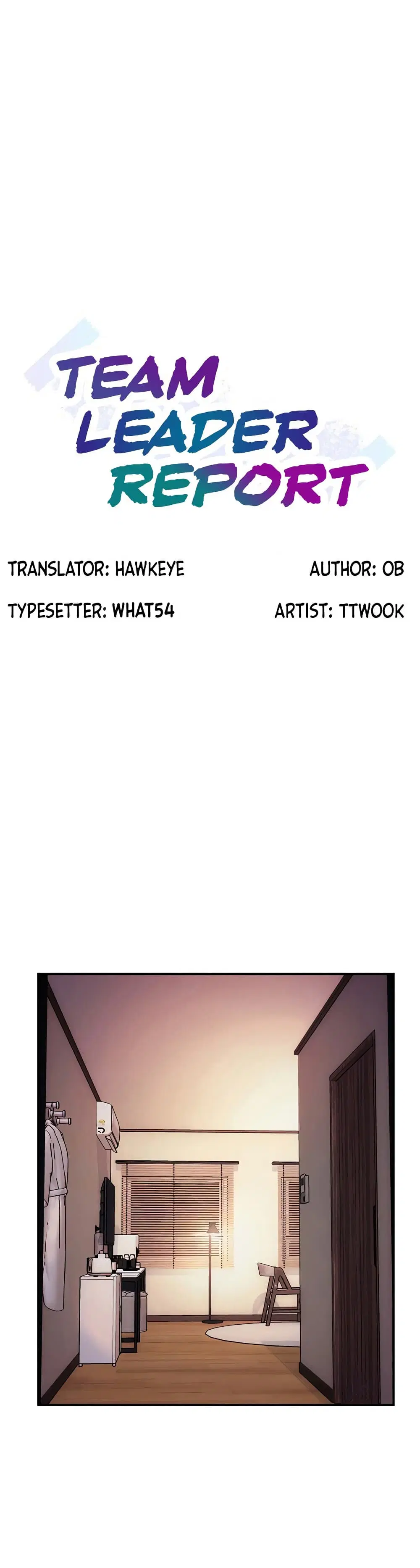 Team Leader, This is A Report ตอนที่ 13 หน้า 1