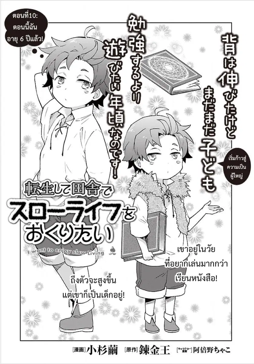 Tensei Shite Inaka de slowlife wo Okuritai ตอนที่ 10 หน้า 1
