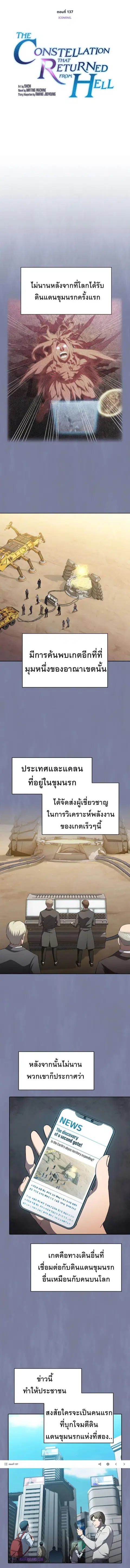 The Constellation That Returned From Hell ตอนที่ 137 หน้า 1