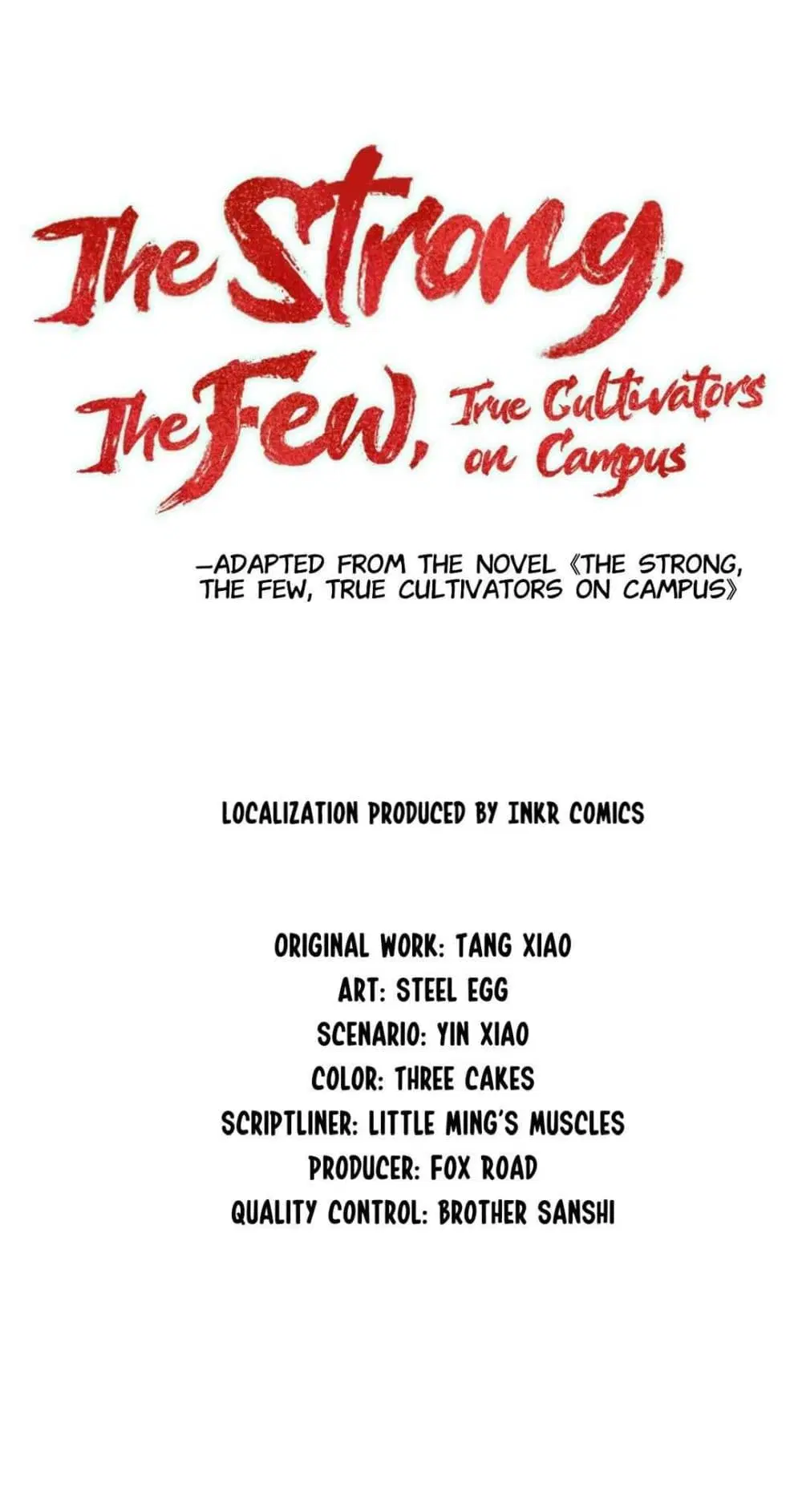The Strong, The Few, True Cultivators on Campus ตอนที่ 1 หน้า 2