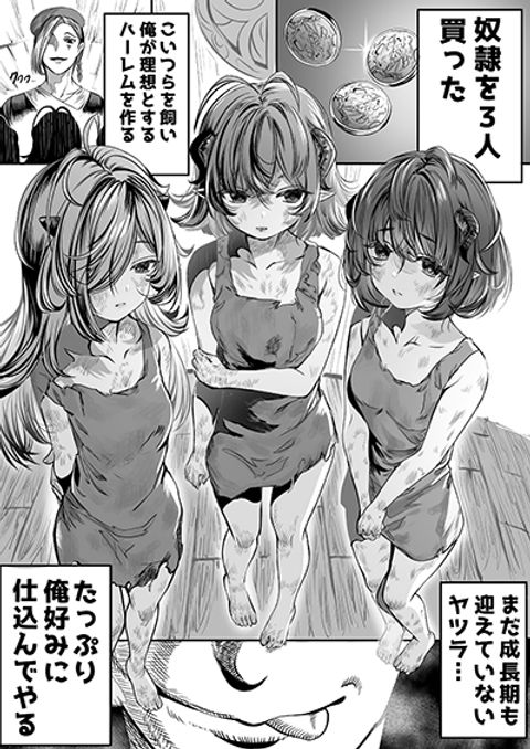 ปก Training Slaves to make a Harem มังงะญี่ปุ่น แปลไทย