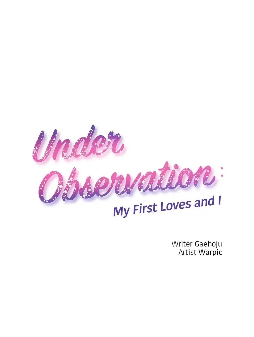 Under Observation: My First Loves and I ตอนที่ 15 หน้า 1