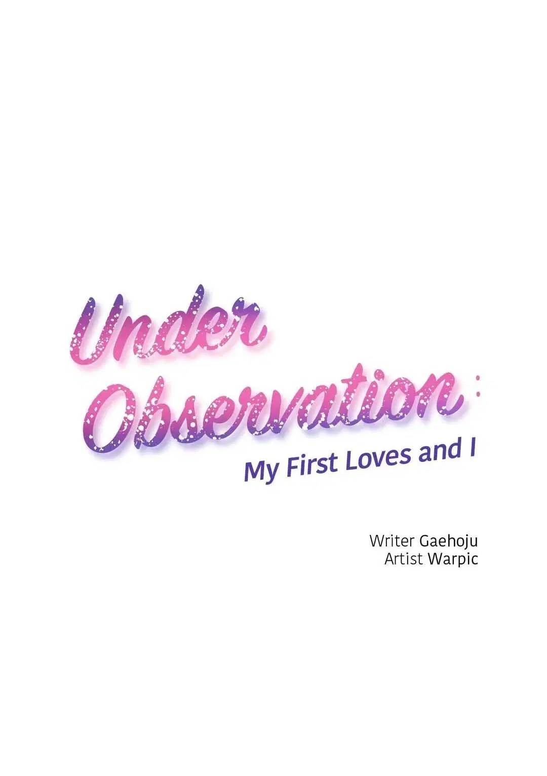 Under Observation: My First Loves and I ตอนที่ 18 หน้า 1