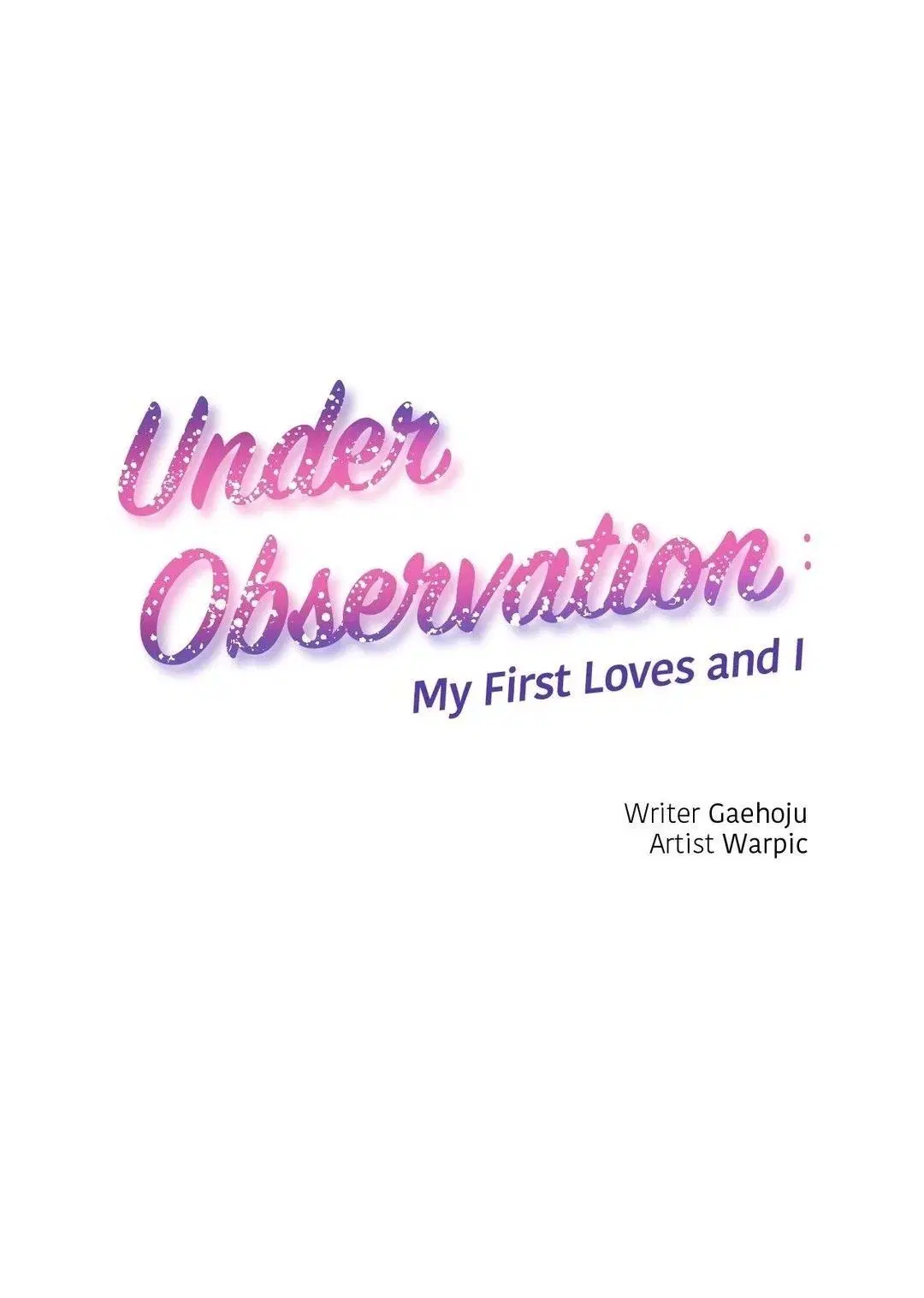 Under Observation: My First Loves and I ตอนที่ 6 หน้า 1