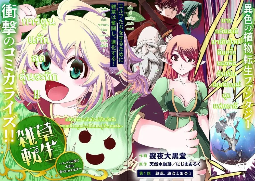 Weed Reincarnation ~ Carefully Raised In The Elf Village ~ ตอนที่ 1 หน้า 2