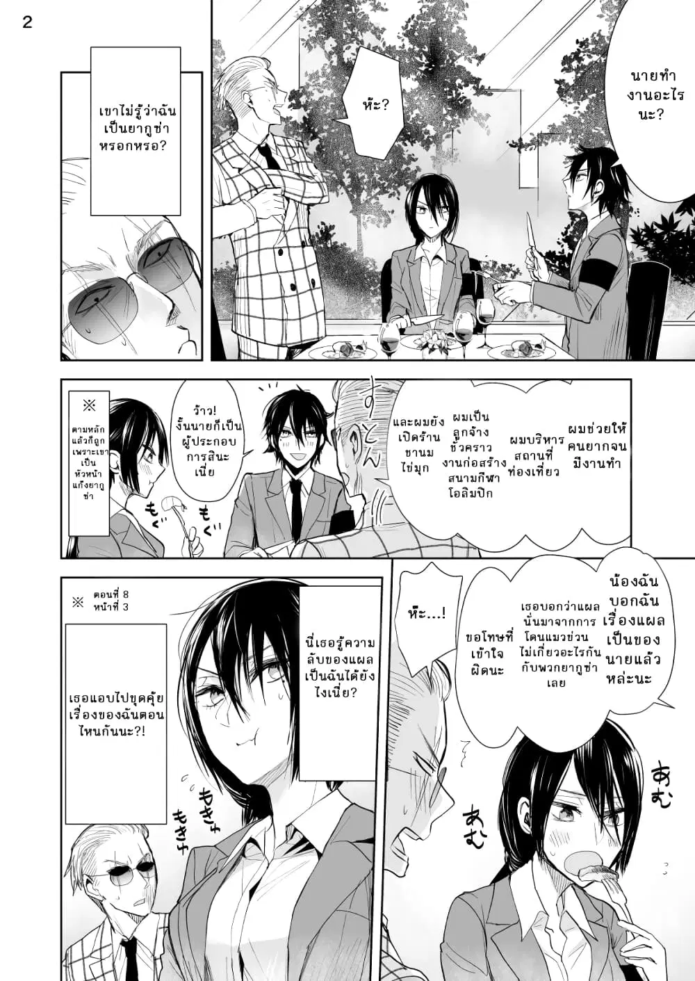 Yakuza to Metsuki no Warui Onna Keiji no Hanashi ตอนที่ 10 หน้า 2