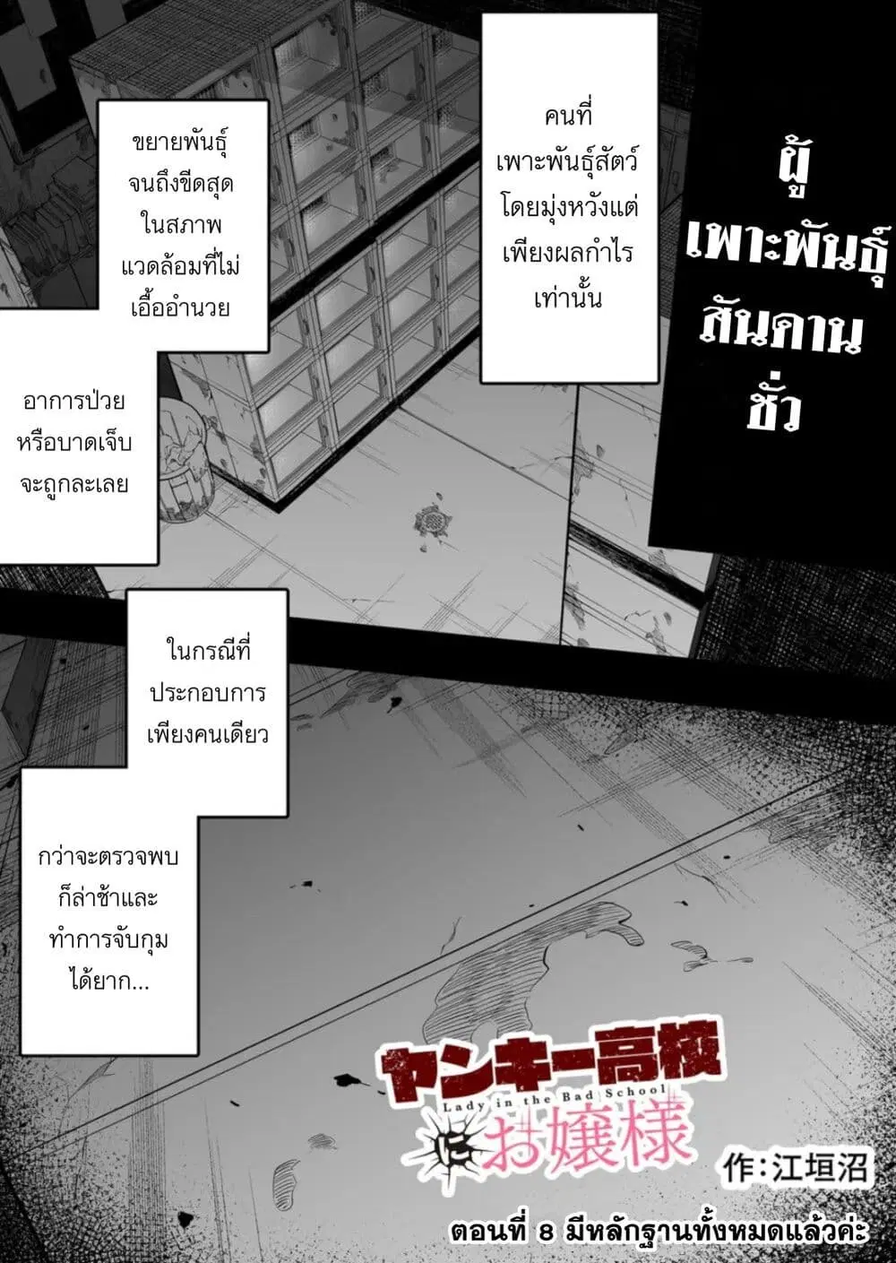 Yankee Koukou ni Ojou-sama ตอนที่ 8 หน้า 1