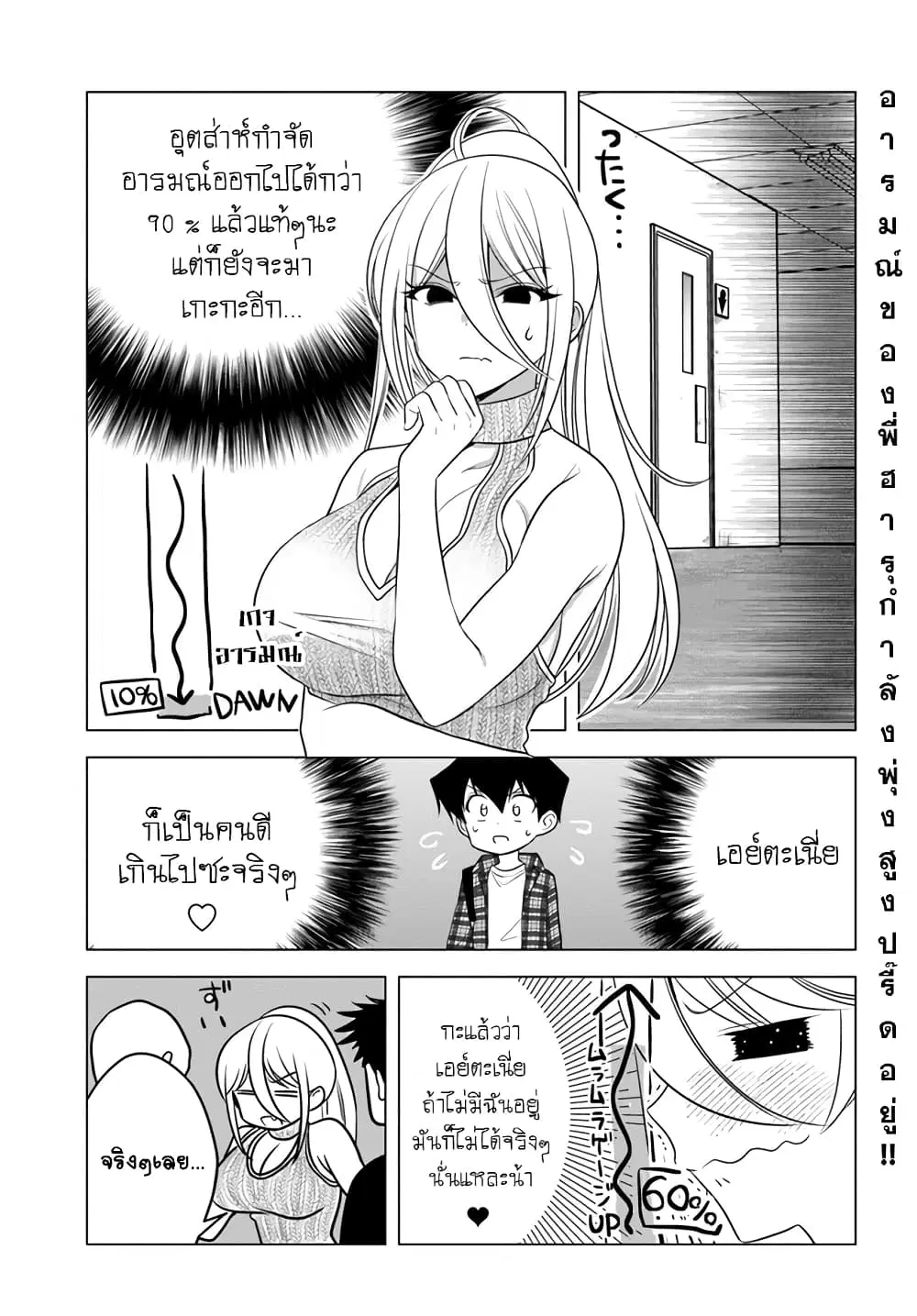 Yankee no Onigawara-san ga Boku ni Dake Kahogo sugiru ตอนที่ 14.2 หน้า 1