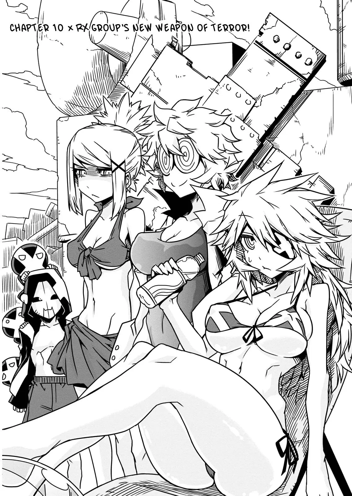 Zannen Onna-Kanbu Black General-san ตอนที่ 10 หน้า 1